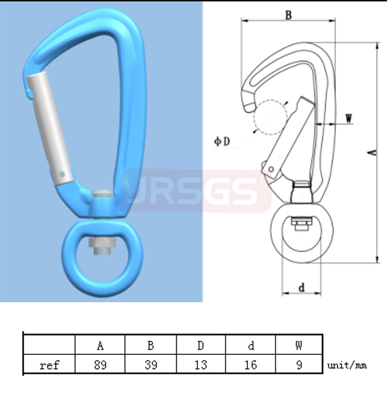 swivel carabiner
