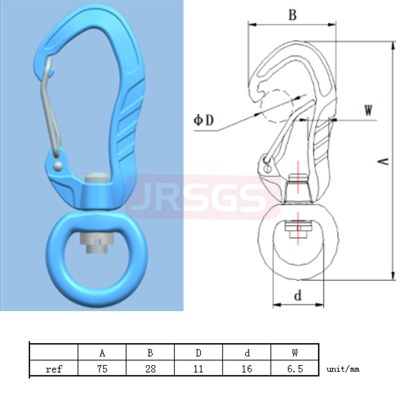 swivel carabiner