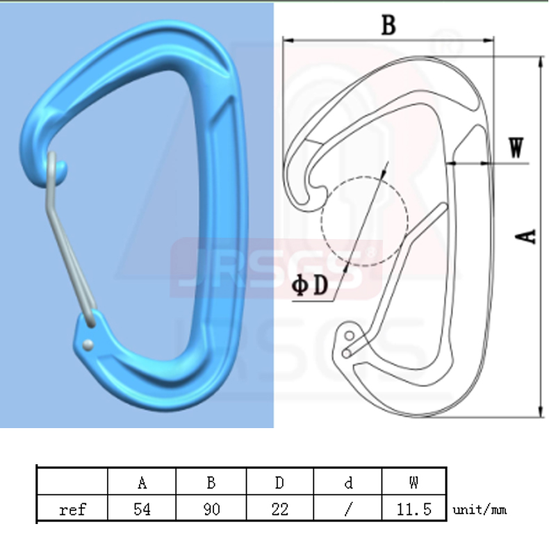 aluminum carabiner