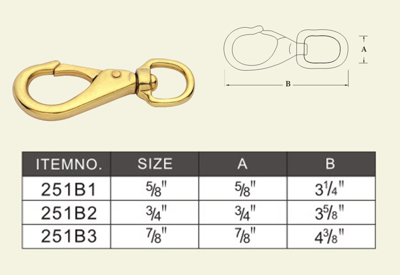 251B Quick Snap Swivel Round Eye