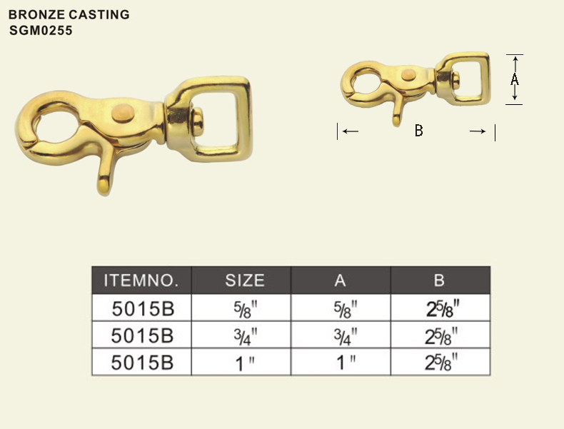 5015B Trigger Snap Swivel Strap Eye