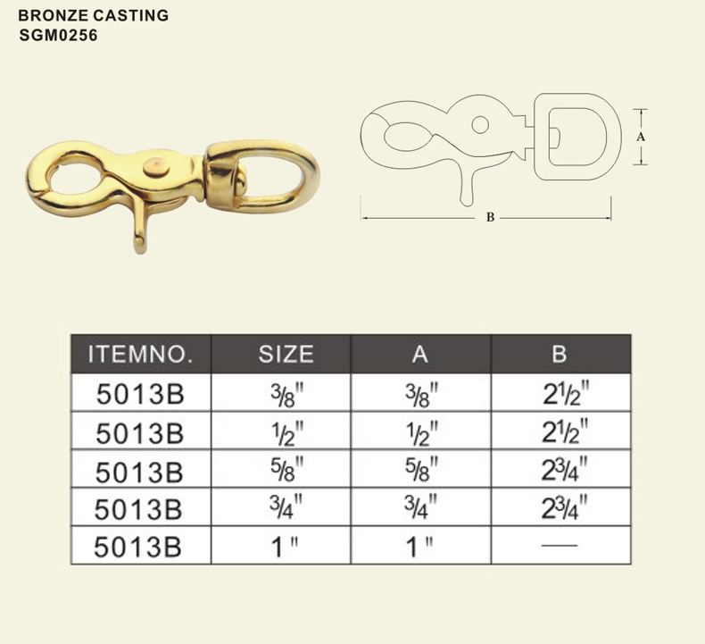 5013B Trigger Snap Swivel Round Eye