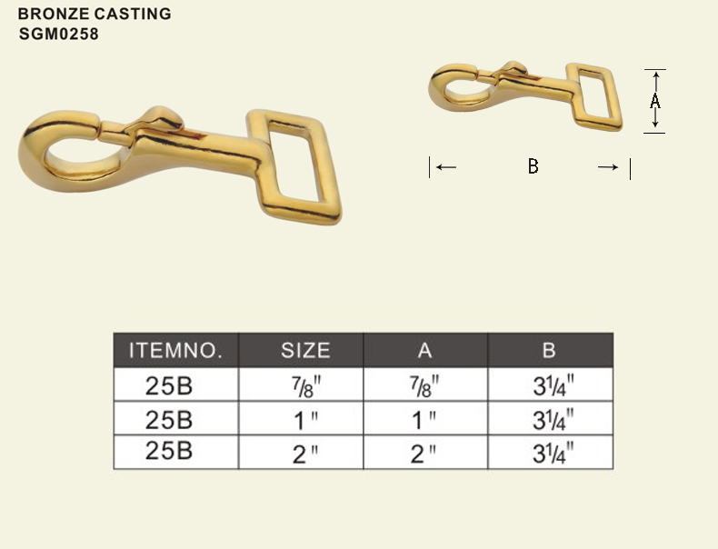 25B Bolt Snap Rigid Round Eye