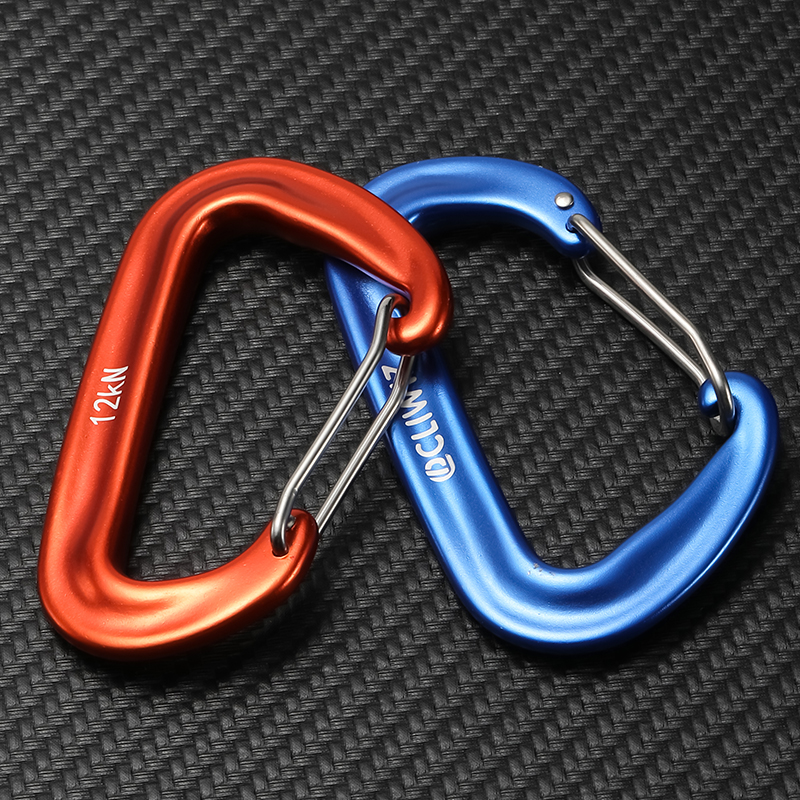 Hanger shaped 12KN rock climbing buckle accessories
