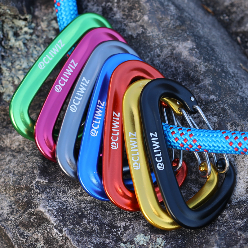 Hanger shaped 12KN rock climbing buckle accessories