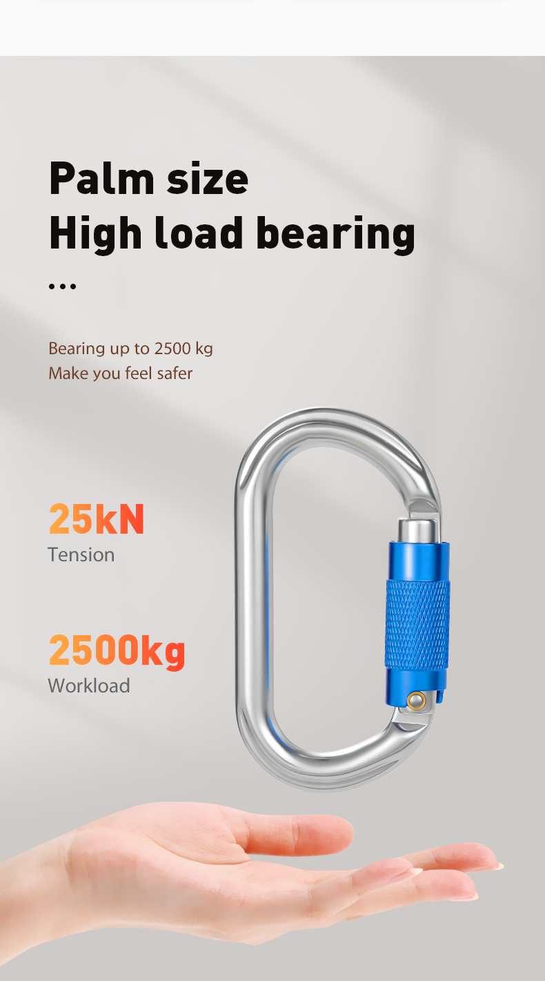 O-shaped 25KN mountain buckle