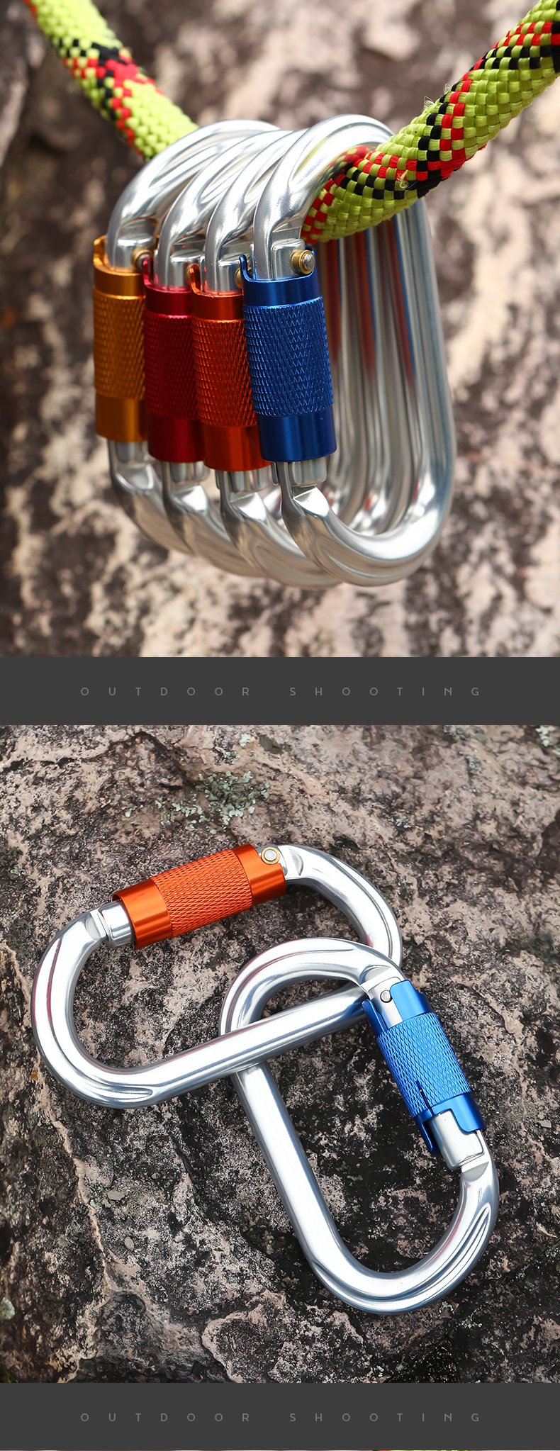 O-shaped 25KN mountain buckle
