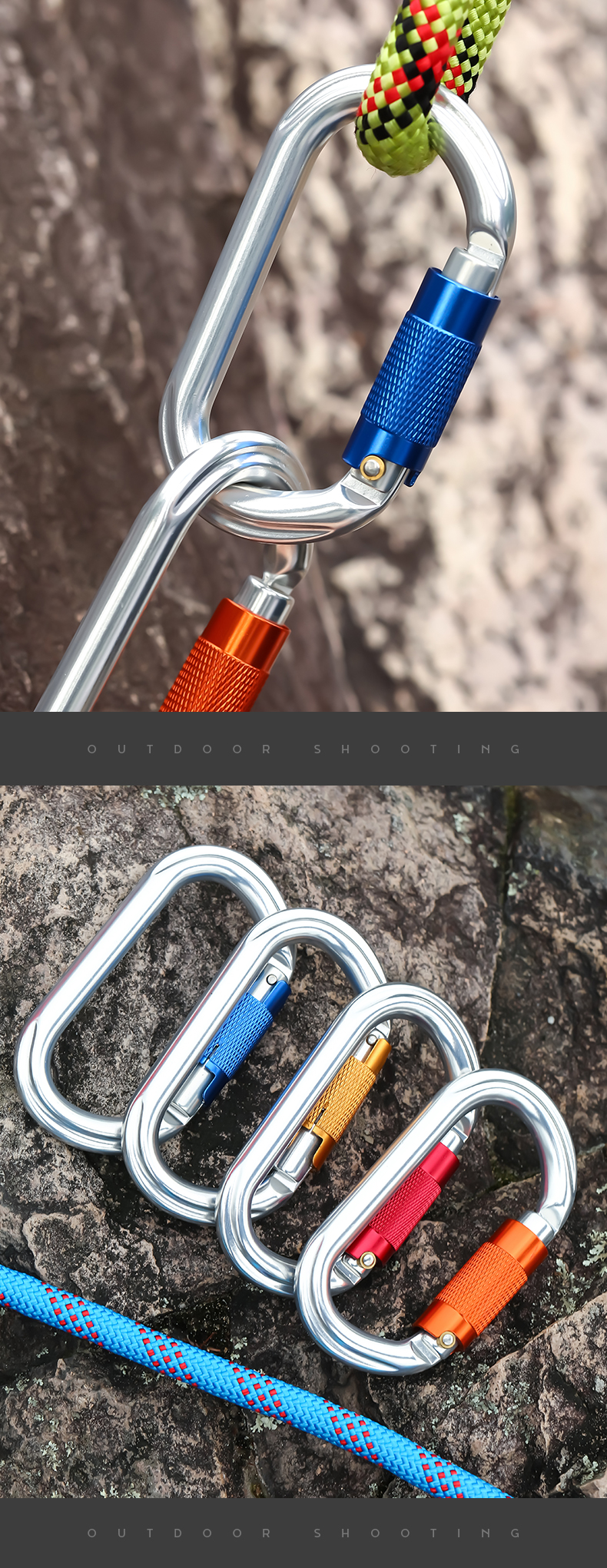 O-shaped 25KN mountain buckle