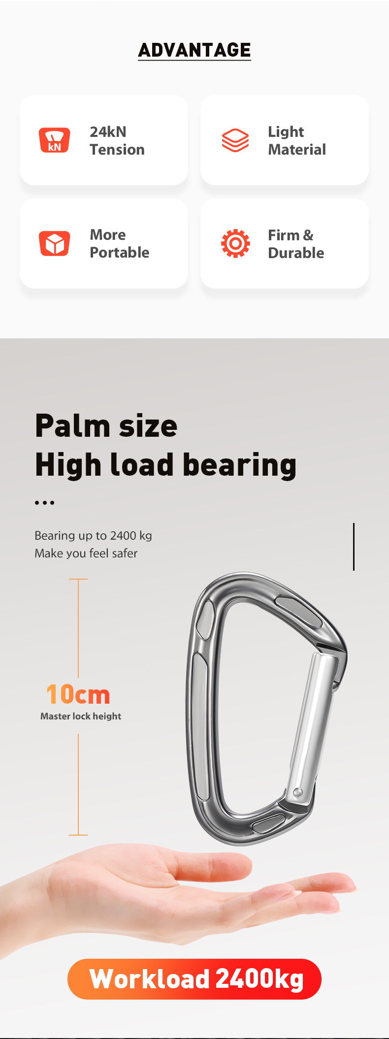24KN quick hook