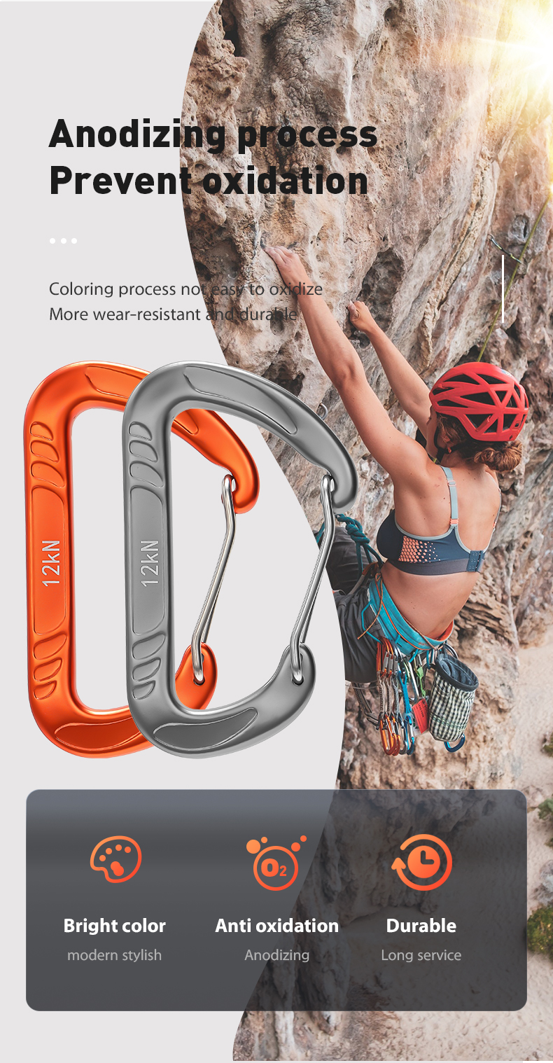 12KN hammock climbing buckle accessories