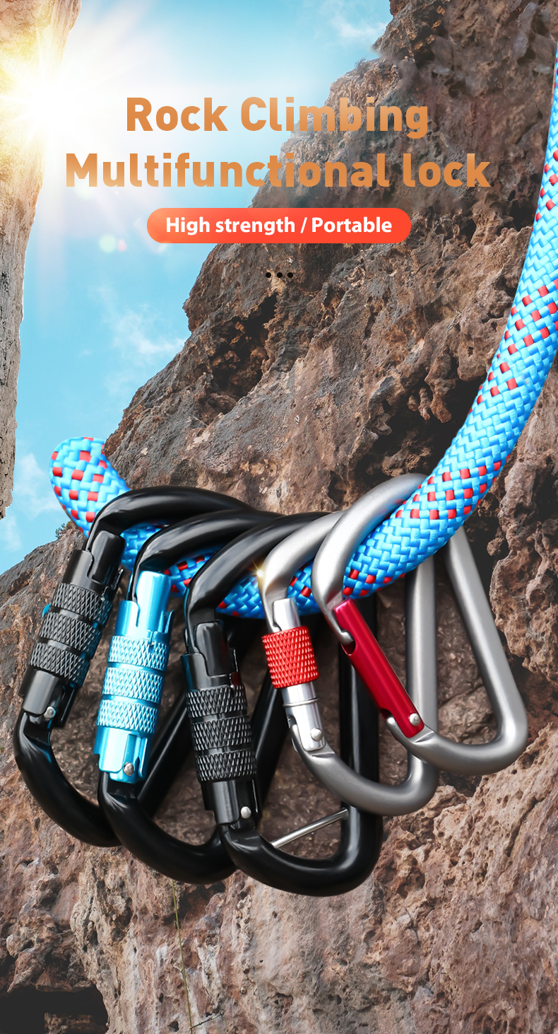 9KN  D-shaped mountain buckle accessories