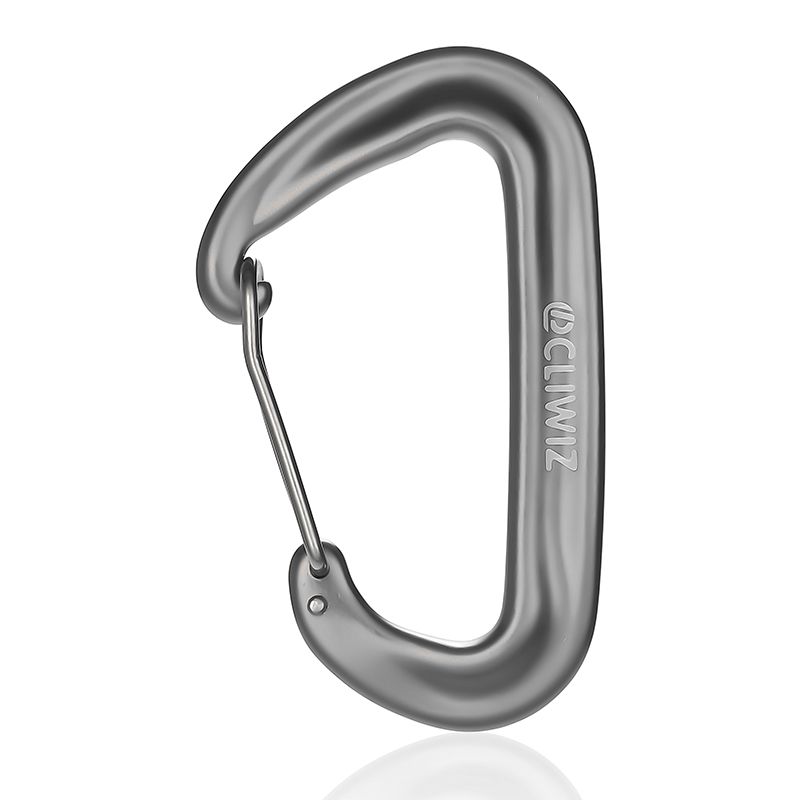 Hanger shaped 12KN rock climbing buckle accessories
