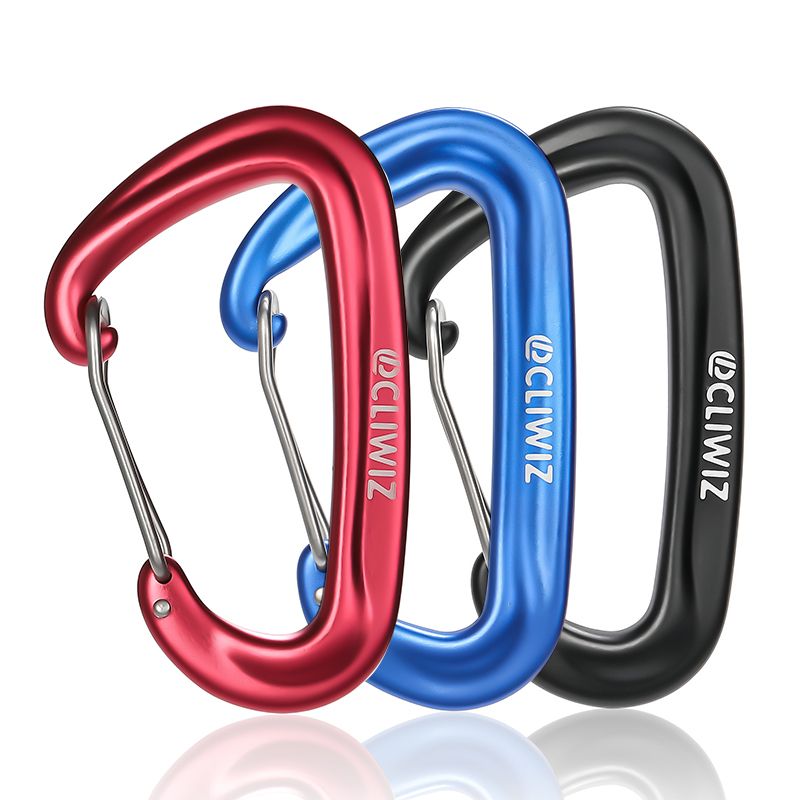 Hanger shaped 12KN rock climbing buckle accessories