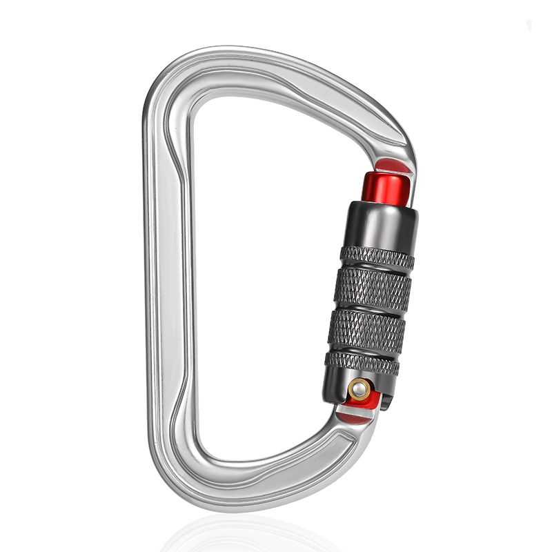 D shape 30kn Carabiner