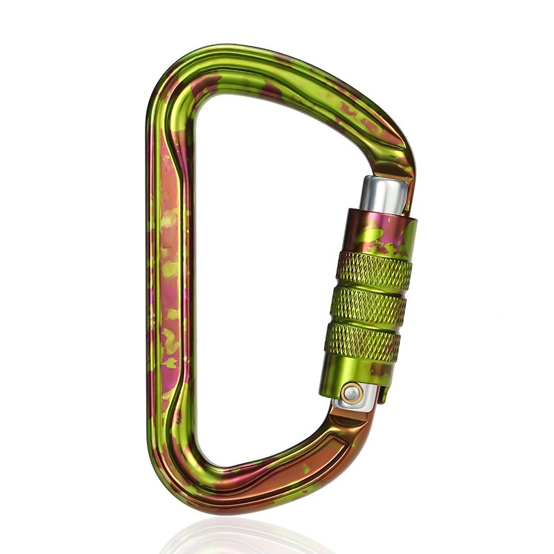 D shape 30kn Carabiner