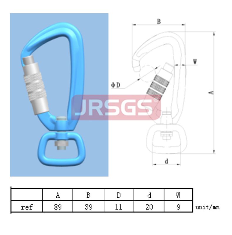 Carabiner Series 7801D4TN