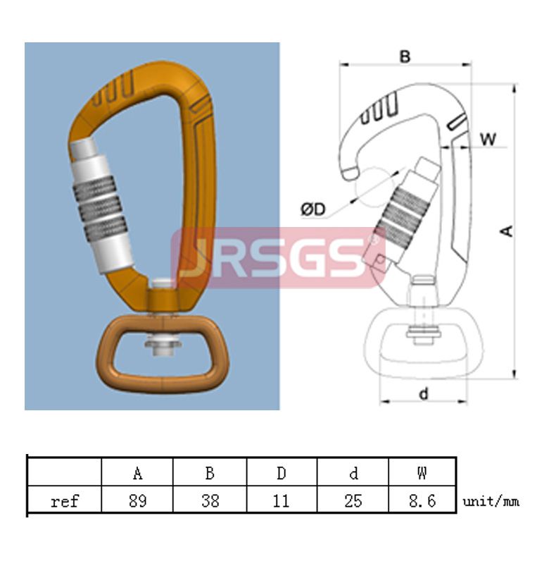 Carabiner Series 7803D2TN