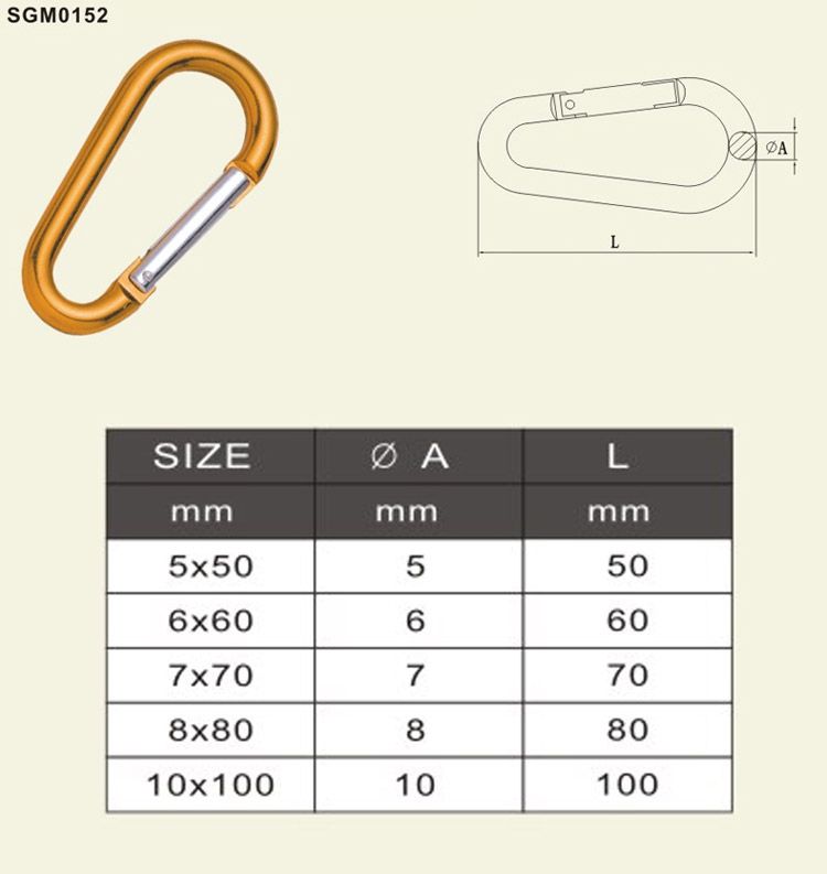 Aluminum Snap Hook Series 152