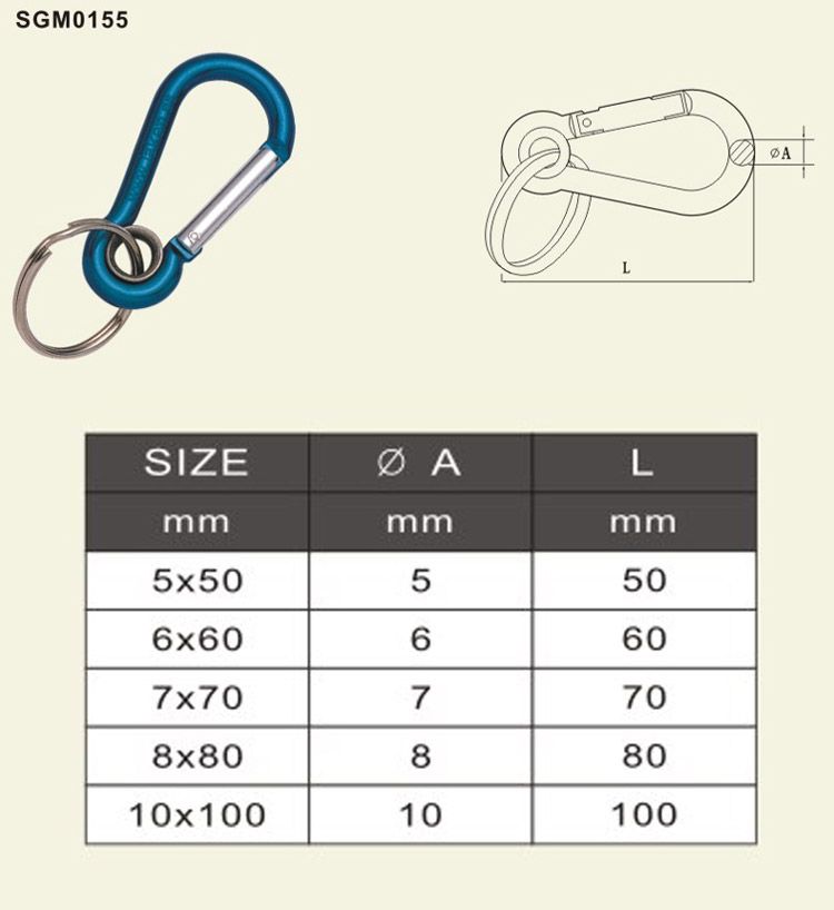 Aluminum Snap Hook Series 155