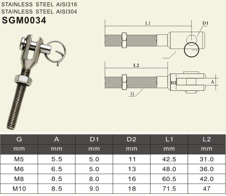 jaw terminal with screw