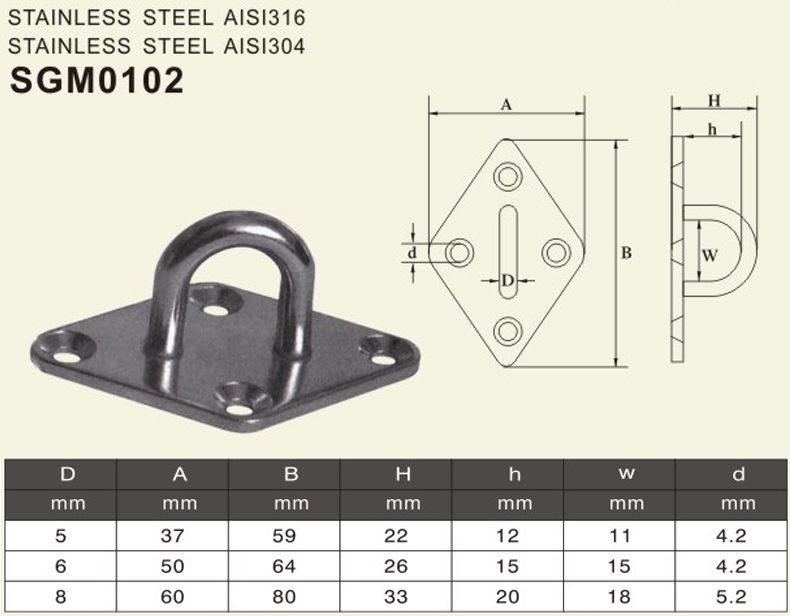 diamond eye plate