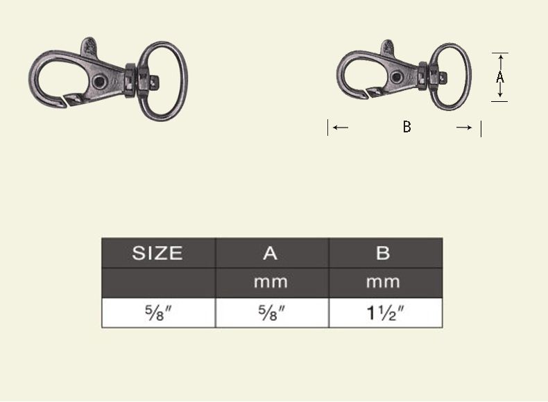 swiveling snap hook