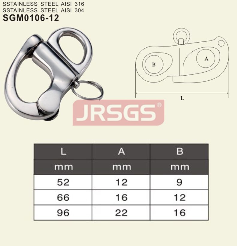 fixed snap shackle