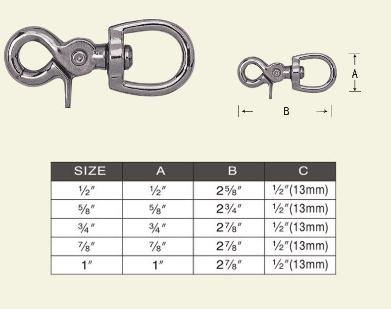 swivel trigger snap