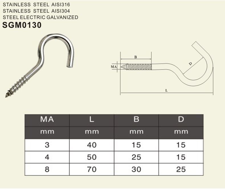 hook screw