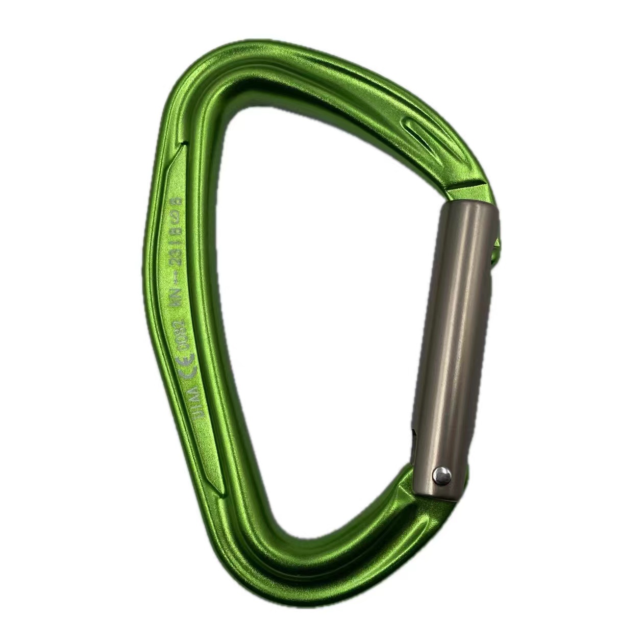 Mountaineering Buckle Outdoor Climbing Equipment Wear Resistant D-Type Safety Hook Aluminum Alloy Straight Door Quick Hanging