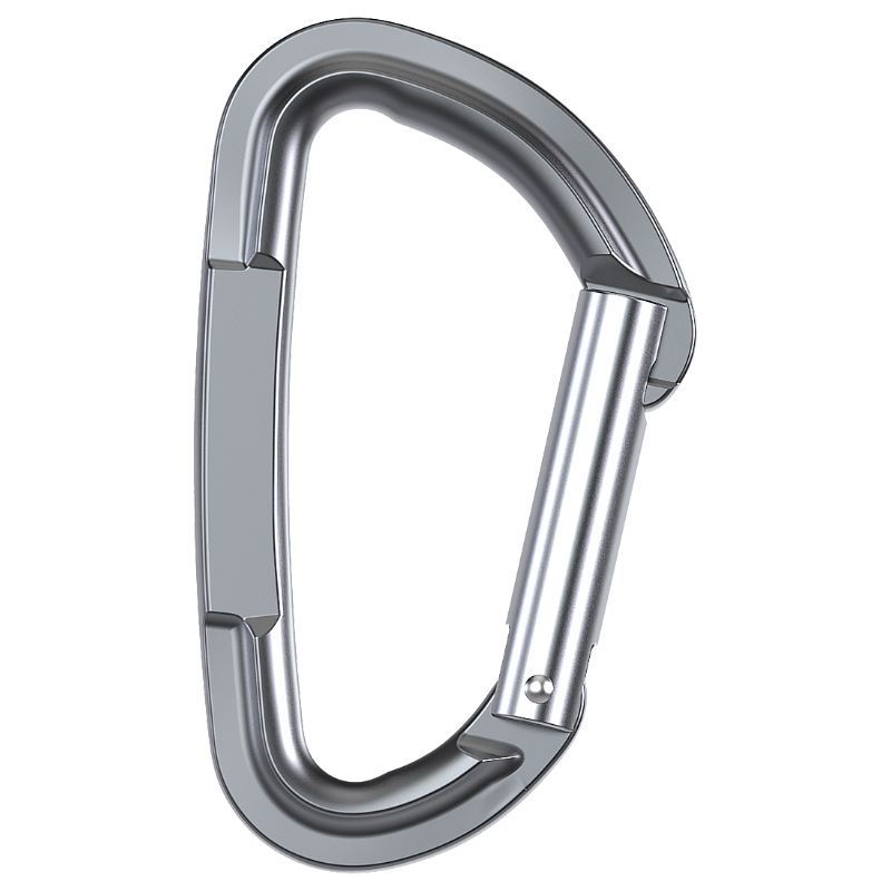 Mountaineering Buckle Outdoor Climbing Equipment Wear Resistant Pear Shaped Safety Hook Aluminum Alloy Straight Door Quick Hanging