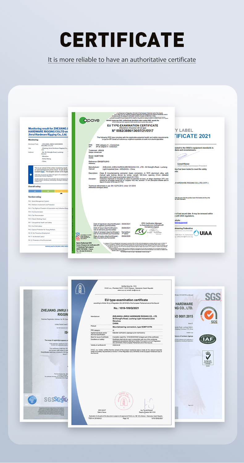 Mountaineering Buckle Outdoor Climbing Equipment Wear Resistant D-Type Safety Hook Aluminum Alloy Thread