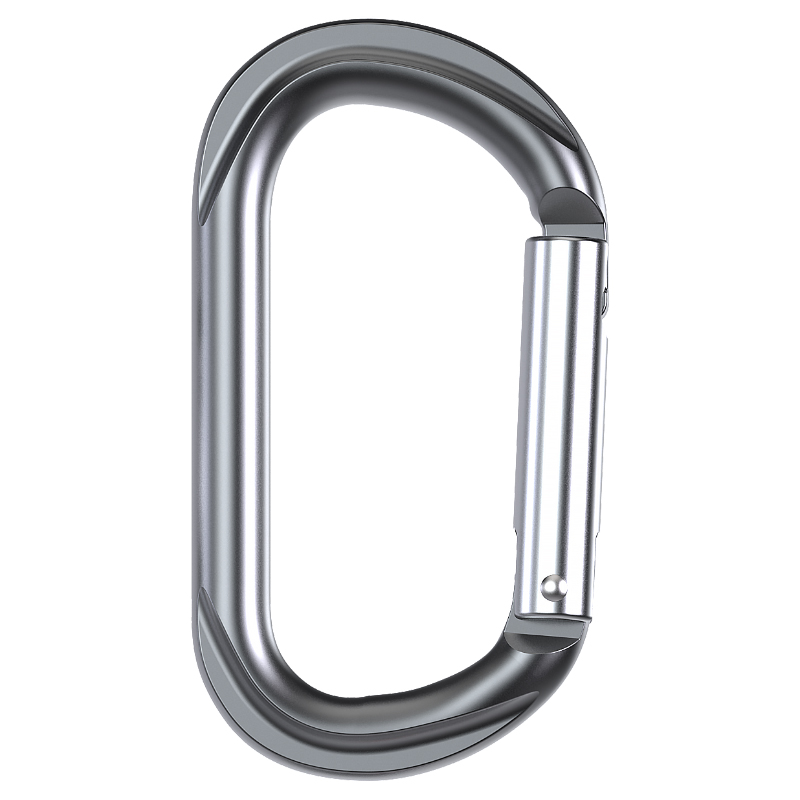 Mountaineering Buckle Outdoor Climbing Equipment Wear Resistant O-Shaped Safety Hook Aluminum Alloy Straight Door Quick Hanging