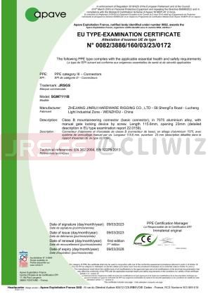SGM7111B-CE CERTIFICATE