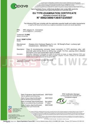 SGM7112TN3-CE CERTIFICATE